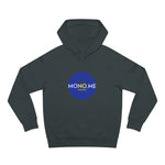 Men - Mono Me Hoodie (Blue Logo)