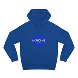 Men - Mono Me Hoodie (Blue Logo)