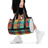 Gym Bag - Orange Plaid