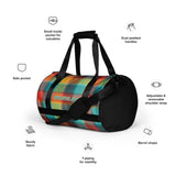 Gym Bag - Orange Plaid