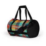 Gym Bag - Orange Plaid