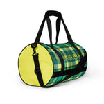 Gym Bag - Green Plaid