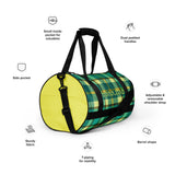 Gym Bag - Green Plaid