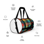 Gym Bag - Orange Plaid