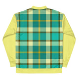 Bomber Jacket - Green Plaid