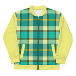 Bomber Jacket - Green Plaid