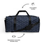 Duffle Bag - Geometric (Navy Blue)