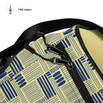 Duffle Bag - Yellow/Blue Basket Weave