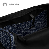 Duffle Bag - Geometric (Navy Blue)