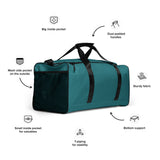 Duffle Bag - Aqua Scale