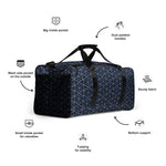 Duffle Bag - Geometric (Navy Blue)