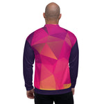 Bomber Jacket - Tolopea/Magenta Abstract