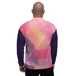 Bomber Jacket - Tolopea/Pink Abstract