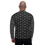 Bomber Jacket - Geometric (Black)