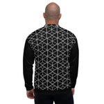 Bomber Jacket - Geometric (Black)