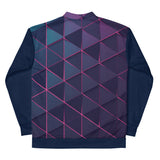 Bomber Jacket - Triangles (Navy Blue)