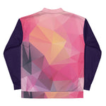 Bomber Jacket - Tolopea/Pink Abstract