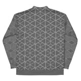 Bomber Jacket - Geometric (Grey)