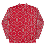 Bomber Jacket - Geometric (Red)