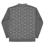 Bomber Jacket - Geometric (Grey)