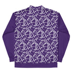 Bomber Jacket - Purple Abstract