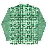 Bomber Jacket - Green Abstract