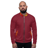 Bomber Jacket - Red Swirl