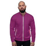 Bomber Jacket - Eggplant Abstract