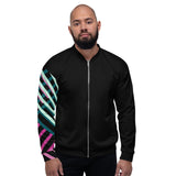 Bomber Jacket - Neon Stripes