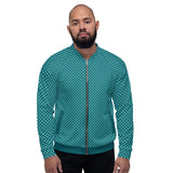 Bomber Jacket - Aqua Scale