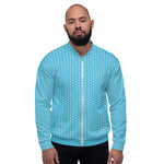 Bomber Jacket - Summer Sky Blue Diamond