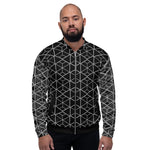 Bomber Jacket - Geometric (Black)