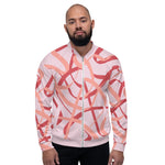 Bomber Jacket - Pink Abstract