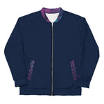 Bomber Jacket - Triangles (Navy Blue)