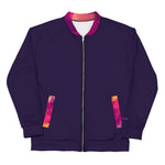 Bomber Jacket - Tolopea/Magenta Abstract