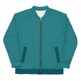 Bomber Jacket - Aqua Scale