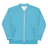 Bomber Jacket - Summer Sky Blue Diamond