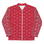 Bomber Jacket - Geometric (Red)