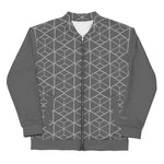 Bomber Jacket - Geometric (Grey)