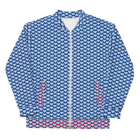 Bomber Jacket - Blue/Red