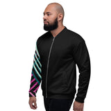 Bomber Jacket - Neon Stripes