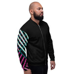 Bomber Jacket - Neon Stripes