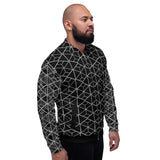 Bomber Jacket - Geometric (Black)