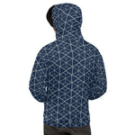 Abstract Hoodie - Navy Blue