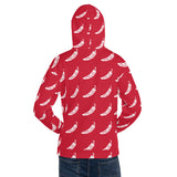 Hoodie - Red/White Chili Pepper