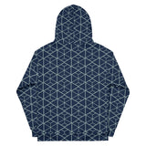 Hoodie -Geo Navy Blue