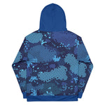 Hoodie - Dark Cerulean Camo