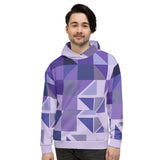 Abstract Hoodie - Purple