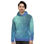 Abstract Hoodie - Mariner Blue