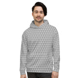 Abstract Hoodie - Light Grey